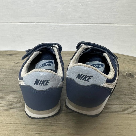 Nike Metro Plus Shoes sneakers baby infant hook and loop navy blue 6C - Picture 5 of 7